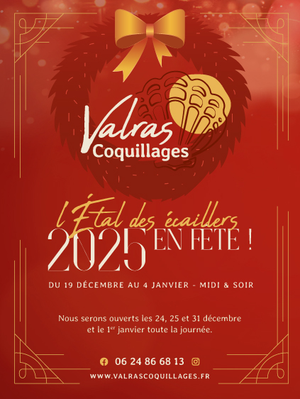 Valras Coquillage Reseau sociaux 1